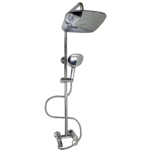 Душевая система Санакс с изливом Хром глянцевый 3074 Душевая система Санакс с изливом Хром глянцевый 3074