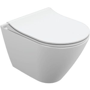 Унитаз подвесной Cersanit City Smart Clean с сиденьем дюропласт микролифт Белый глянцевый 64822 Унитаз подвесной Cersanit City Smart Clean с сиденьем дюропласт микролифт Белый глянцевый 64822