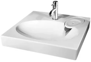 Раковина на стиральную машину Azario Elegance 59,2х59,2 Белый CS00078300