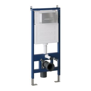 Инсталляция Grossman для скрытого монтажа унитаза + клавиша смыва Pragma Хром матовый 97.03.110