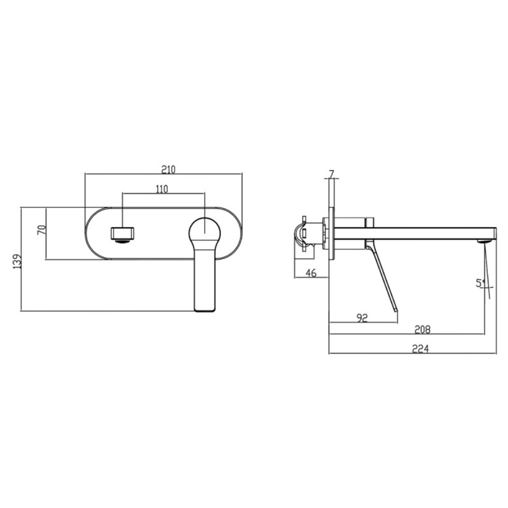 Смеситель встраиваемый Azario Vise Графит AZ-VSA148330AJ Смеситель встраиваемый Azario Vise Графит AZ-VSA148330AJ — изображение 2