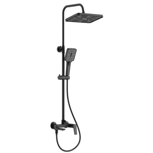 Душевая система Belz B715 с изливом Черный матовый B24715-7