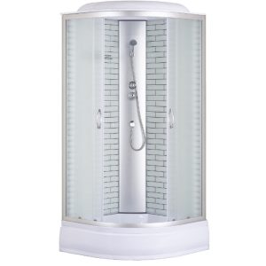 Душевая кабина Loranto Sunway 90х90 Хром / Матовое CS-6690-25FW 90