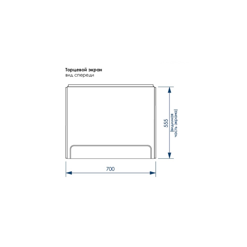 Панель торцевая Loranto Calgary 70 Белый CS00064070 Панель торцевая Loranto Calgary 70 Белый CS00064070 — изображение 2