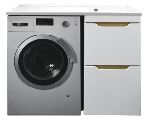 Тумба напольная Azario Magenta 120 правая под стиральную машину с раковиной CS00079141