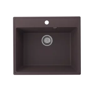 Мойка кухонная Ulgran Quartz Forte 580-06 Трюфель