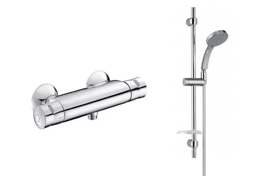 Смеситель для душа Jacob Delafon Stomb с душевым гарнитуром E5495-CP Смеситель для душа Jacob Delafon Stomb с душевым гарнитуром E5495-CP