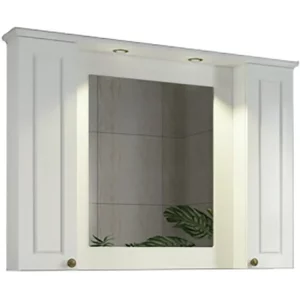 Шкаф зеркальный Comforty Палермо 113,8 Белый 00004142365CF