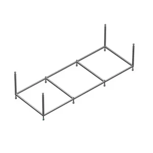 Монтажный набор Roca Line 170х70 (каркас, слив-перелив, креп. к стене, креп. к фронт.)