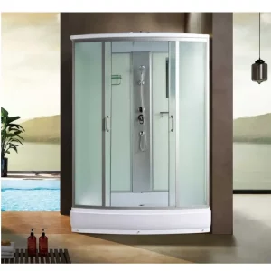 Душевая кабина Водный мир 150х90, Хром / Матовое, Низкий поддон