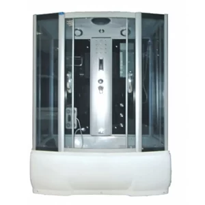 Душевая кабина Водный мир 170х85, Хром / Тонированное, Высокий поддон