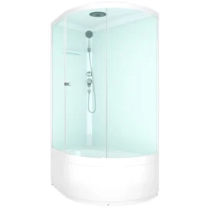 Душевая кабина Domani-Spa Simple high левая без электрики 120х80 Белый, Поддон высокий