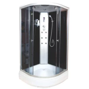 Душевая кабина Водный мир 90х90, Хром / Тонированное, Низкий поддон