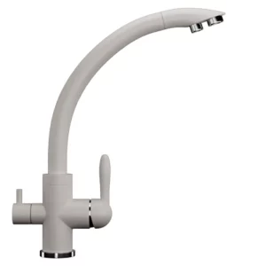 Смеситель для кухни Ulgran Classic U-017 с подключением к фильтру U-017-331 Белый