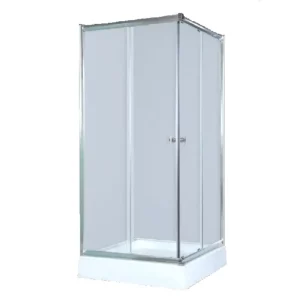 Душевой уголок Водный мир 90х90 с поддоном Хром / Матовое