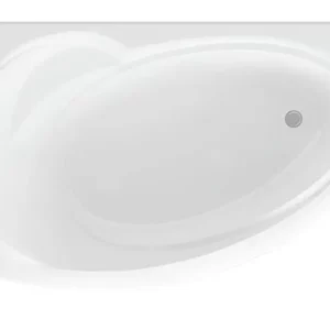 Ванна акриловая Aquatek Бетта 150х95 (каркас + слив-перелив + экран) левая Белый BET150-0000067