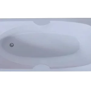 Ванна акриловая Aquatek Европа 180х80 (каркас + слив-перелив + экран) слив справа Белый EVR180-0000055