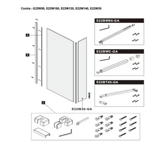 Панель торцевая Jacob Delafon Contra 30