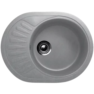 Мойка кухонная Ulgran Classic 57 U-107м-342 Графитовый