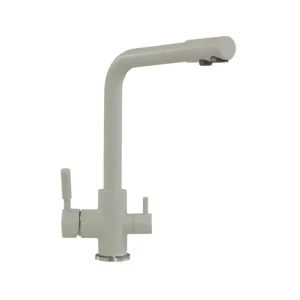 Смеситель для кухни Polygran Дуо с каналом для питьевой воды 627499 Серый Смеситель для кухни Polygran Дуо с каналом для питьевой воды 627499 Серый