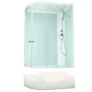 Душевая кабина Domani-Spa Delight Slim high правая без электрики 120х80 Белый, Поддон высокий Душевая кабина Domani-Spa Delight Slim high правая без электрики 120х80 Белый, Поддон высокий