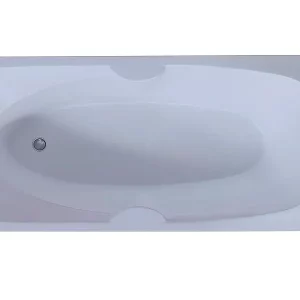 Ванна акриловая Aquatek Европа 180х80 (каркас + слив-перелив + экран) слив слева Белый EVR180-0000041