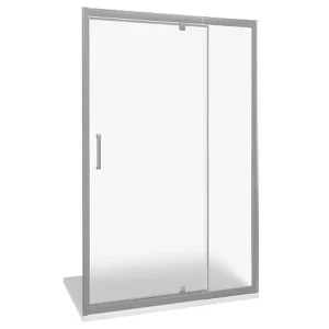 Душевая дверь Bas Orion 140х185 Хром / Грейп