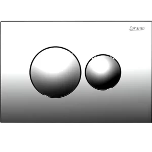 Клавиша смыва Loranto Round Хром глянцевый 7312