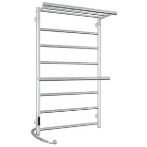 Полотенцесушитель электрический Laris Лавина П9 80х50 левый Хром глянцевый 73207650 Полотенцесушитель электрический Laris Лавина П9 80х50 левый Хром глянцевый 73207650