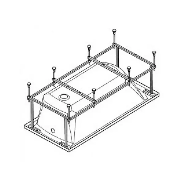 Каркас Jacob Delafon Struktura 170×70 Каркас Jacob Delafon Struktura 170x70 — изображение 2