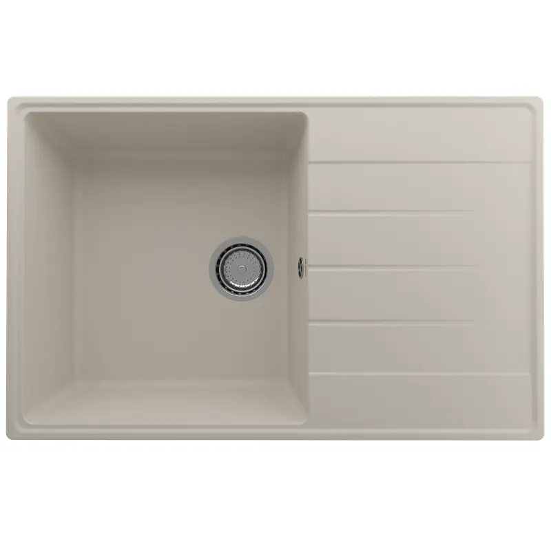 Мойка кухонная Ulgran Quartz Prima 780-02 Лён Мойка кухонная Ulgran Quartz Prima 780-02 Лён