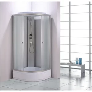 Душевая кабина Водный мир 90х90 ,Хром / Матовое, Низкий поддон