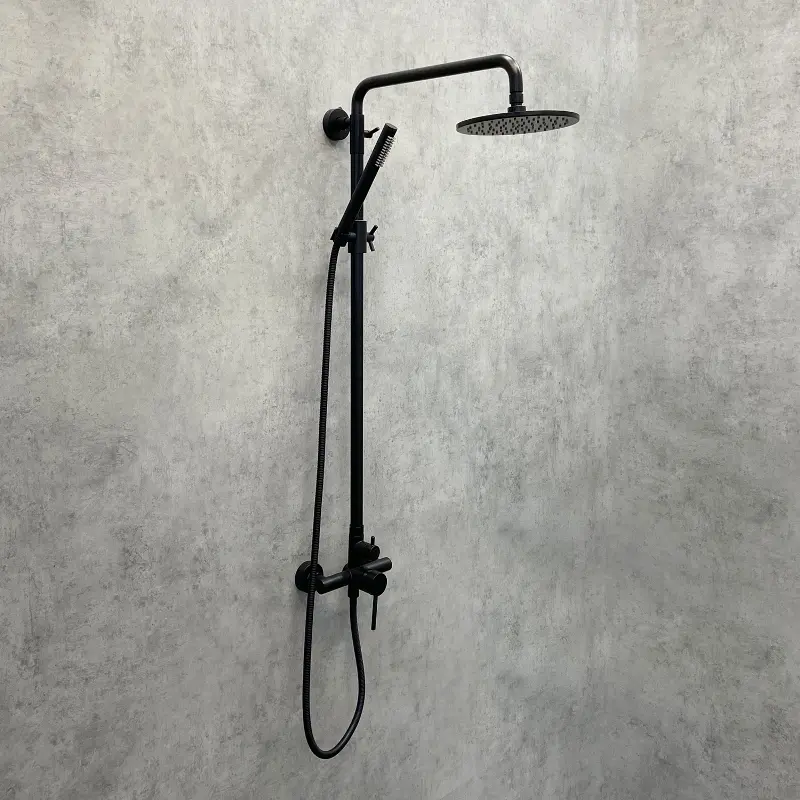 Душевая система Comforty FF018W-CMT Черный матовый Душевая система Comforty FF018W-CMT Черный матовый — изображение 2