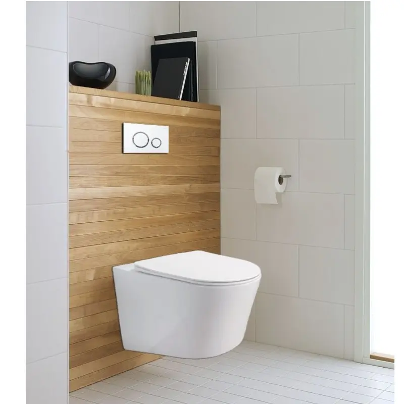 Унитаз подвесной Azario Atrio + с сиденьем Белый AZ-2330 Унитаз подвесной Azario Atrio + с сиденьем Белый AZ-2330 — изображение 2