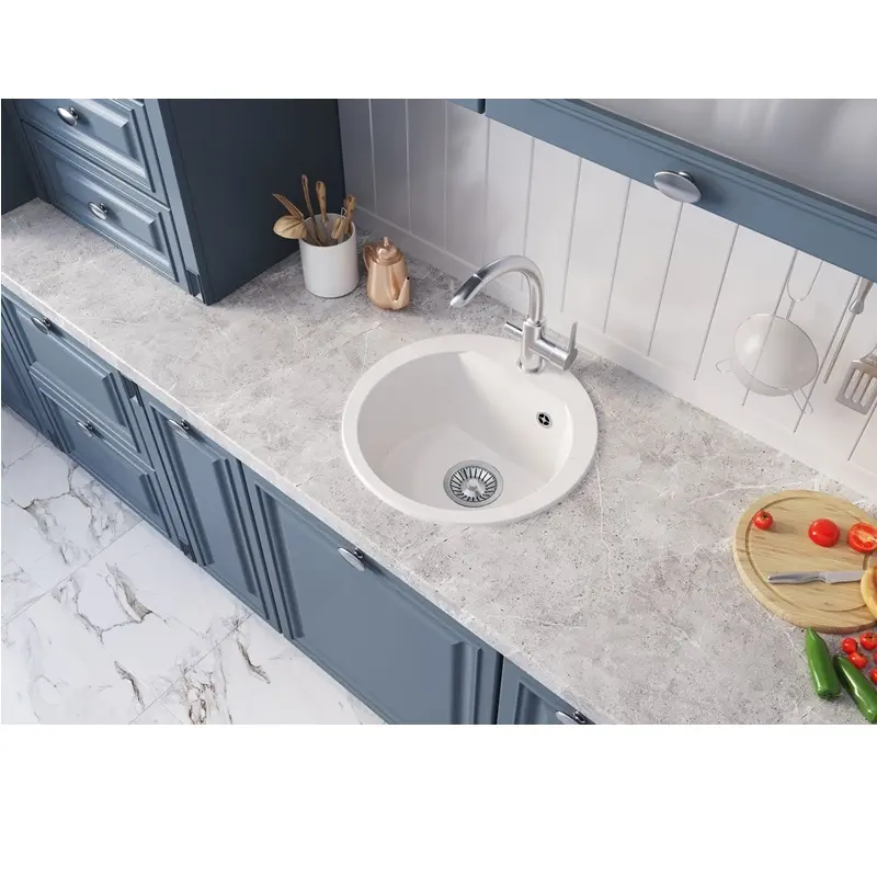 Мойка кухонная Polygran Atol 46 678897 Черный матовый Мойка кухонная Polygran Atol 46 678897 Черный матовый — изображение 2