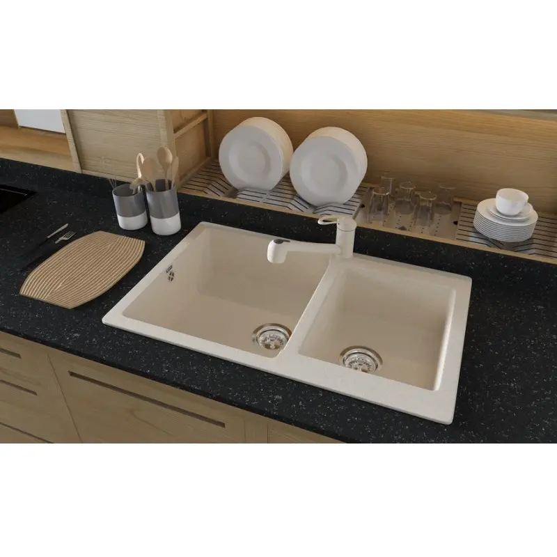 Мойка кухонная Ulgran Classic 77 U-505-309 Тёмно-серый Мойка кухонная Ulgran Classic 77 U-505-309 Тёмно-серый — изображение 2