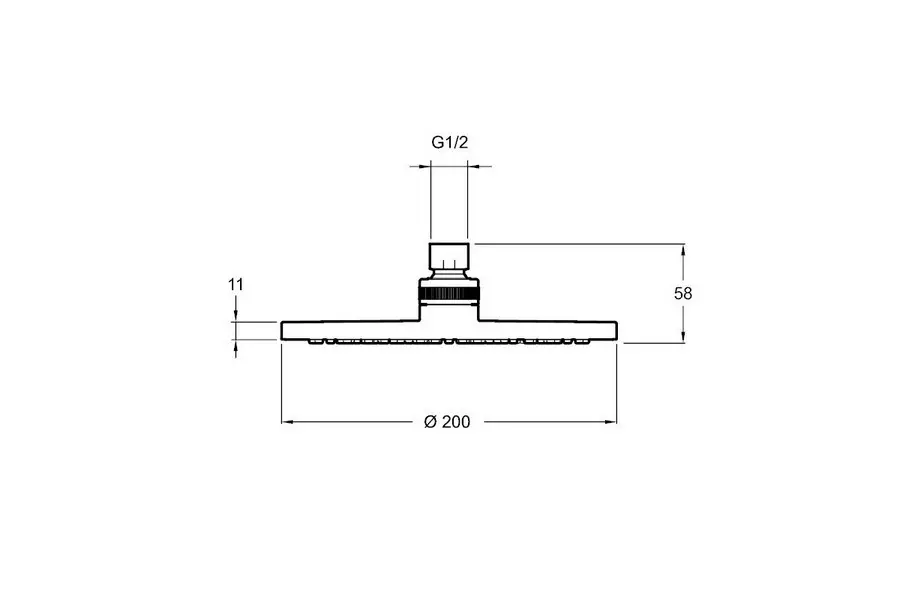Душ верхний Jacob Delafon Brive E21755-CP Душ верхний Jacob Delafon Brive E21755-CP — изображение 2