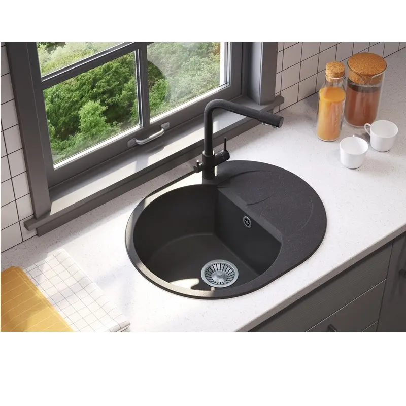 Мойка кухонная Polygran Atol 62 678941 Серый Мойка кухонная Polygran Atol 62 678941 Серый — изображение 2