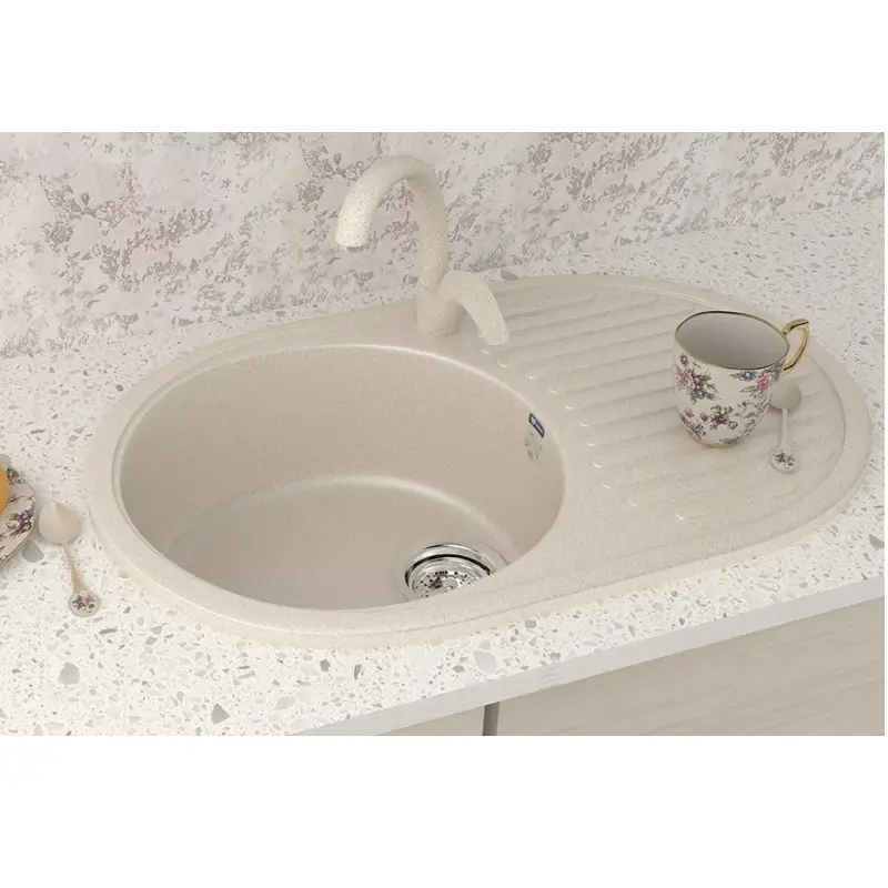 Мойка кухонная Ulgran Classic 72 U-107-328 Бежевый Мойка кухонная Ulgran Classic 72 U-107-328 Бежевый — изображение 2