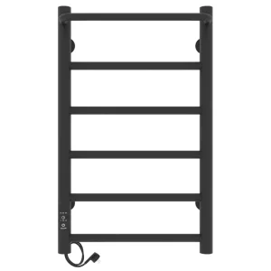 Полотенцесушитель электрический Laris Прайм П6 60х40 левый Черный матовый 73207592
