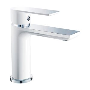 Смеситель для раковины Haiba HB505 Хром / Белый HB10505-8