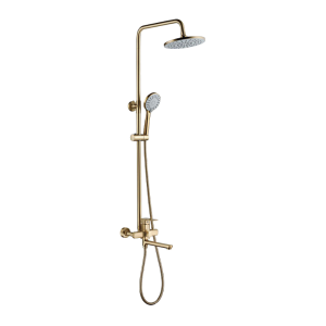 Душевая система Ledeme с изливом Золото матовое L2480Y
