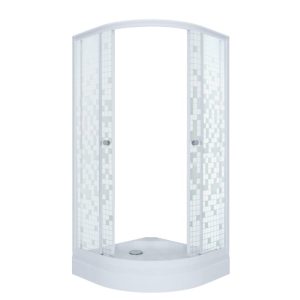 Душевой уголок Triton Мозайка 90х90 Белый / С узором Щ0000061803