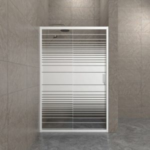 Душевая дверь Triton Слайд 120 Белый / С рисунком Щ0000064613