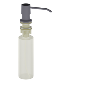 Дозатор для жидких моющий средств Ulgran Quartz UQ-01 Бетон UQ-01-05