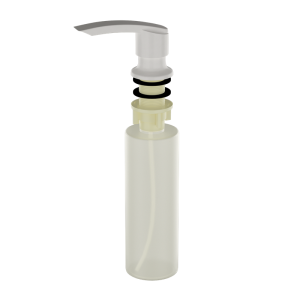 Дозатор для жидких моющий средств Ulgran Classic U-02 Ультра-белый U-02-341