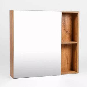 Шкаф зеркальный Viant Бостон 70 Дуб Вотан VBOS70-ZSH