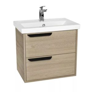 Тумба подвесная Viant Кёльн 60 с раковиной Фостер Дерево светлое VKEL60FOSD-T2YP Тумба подвесная Viant Кёльн 60 с раковиной Фостер Дерево светлое VKEL60FOSD-T2YP