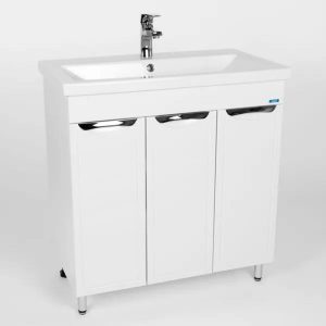 Тумба напольная Viant Лима 80 с раковиной Como Белый VLIM80CO-T3ST Тумба напольная Viant Лима 80 с раковиной Como Белый VLIM80CO-T3ST