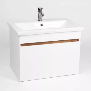 Тумба подвесная Viant Мальта 50 с раковиной Como Белый / Дуб Вотан VMAL50CO-T1YP Тумба подвесная Viant Мальта 50 с раковиной Como Белый / Дуб Вотан VMAL50CO-T1YP